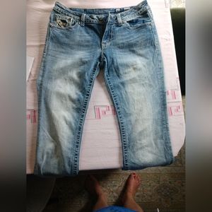 Miss Me denim jeans with rhinestones size 30